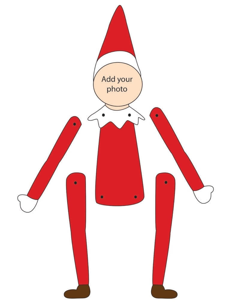 printable elf template