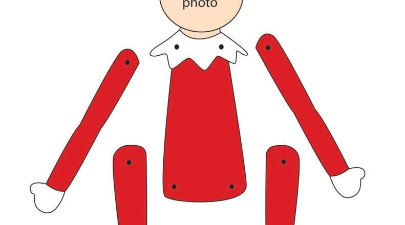 Printable Elf Template 3 Options Freebie Finding Mom