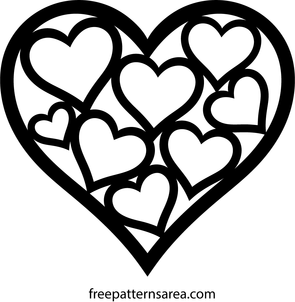 heart template printable free heart template printable free