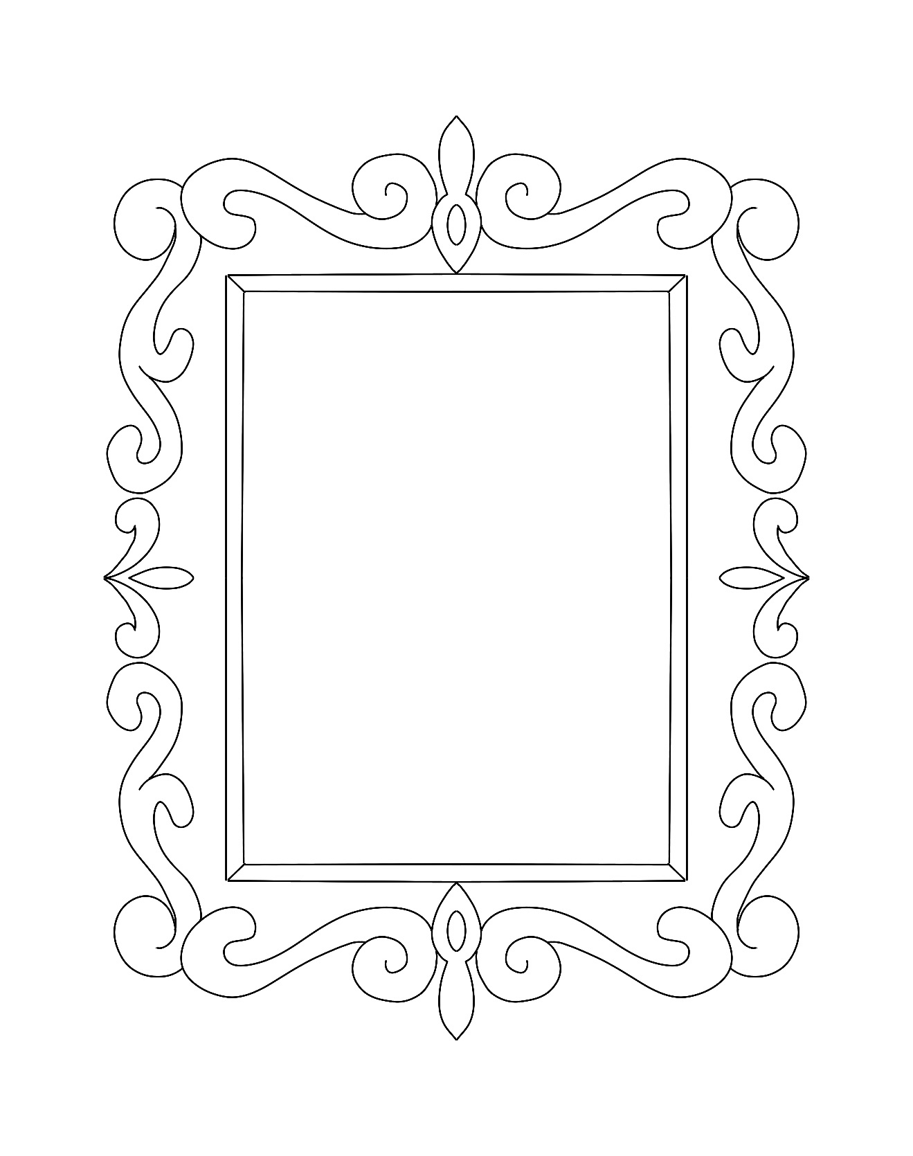 Printable Picture Frames Free Printable Party Favors