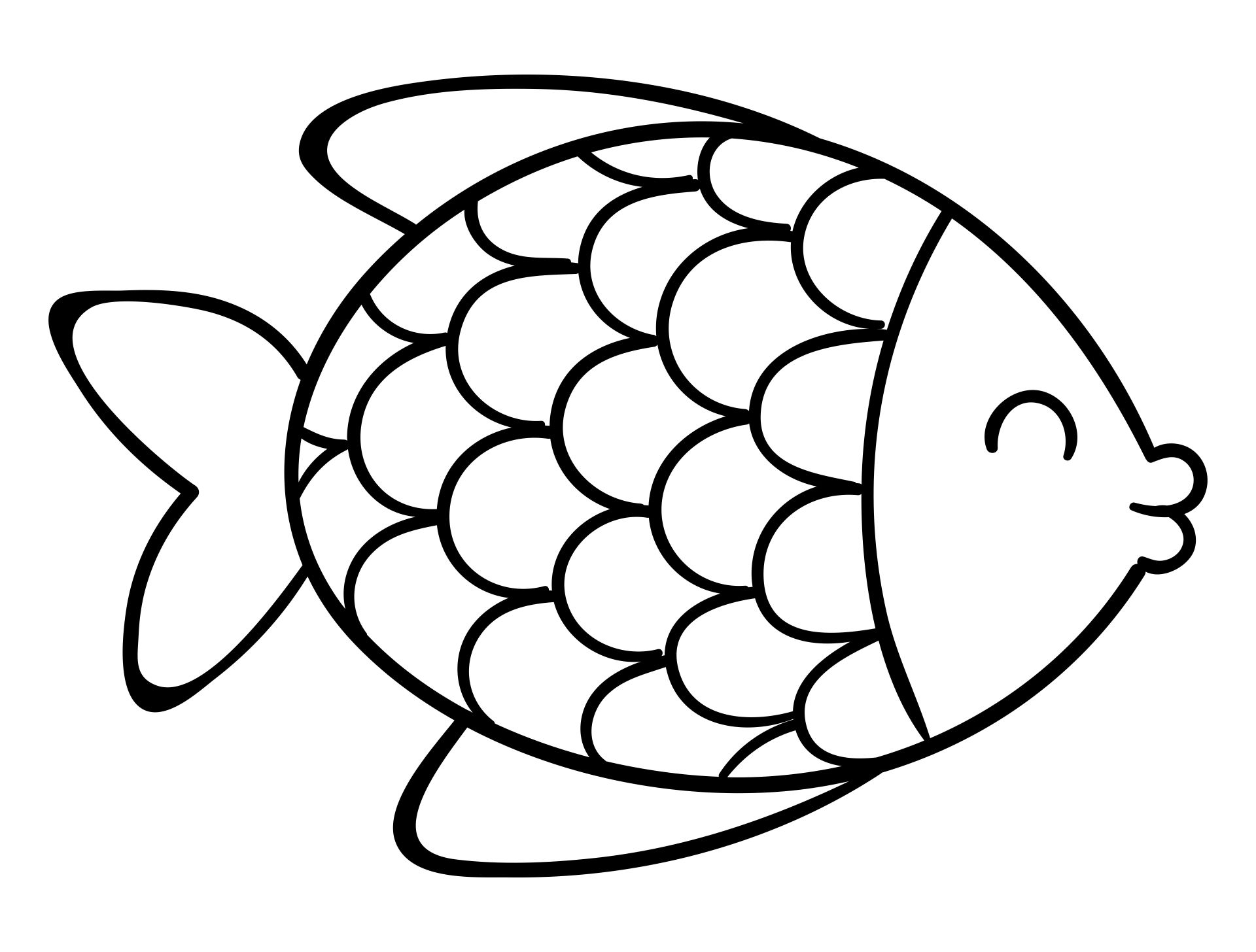 fish template printable