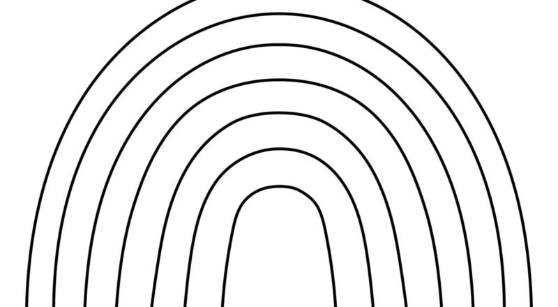 Rainbow Template Free Printables The Best Ideas For Kids