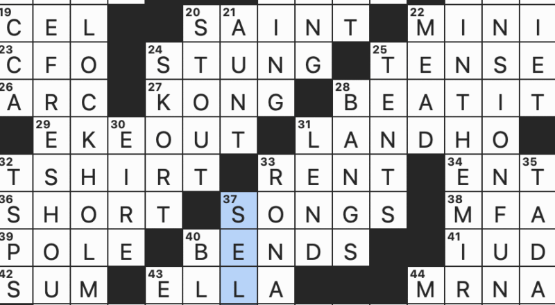 Rex Parker Does The NYT Crossword Puzzle 2024