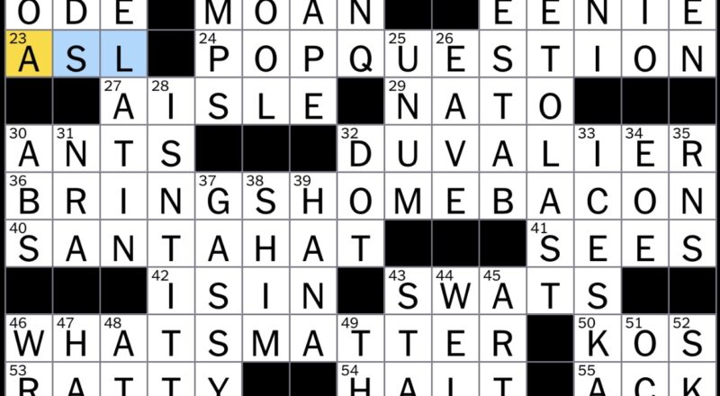 Rex Parker Does The NYT Crossword Puzzle