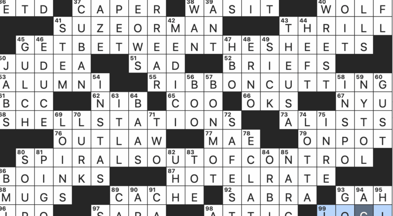 Rex Parker Does The NYT Crossword Puzzle Japanese Board Game Also Called Five In A Row SUN 8 13 23 Motivational Content In Modern Slang Texas Metroplex To Locals Clothing
