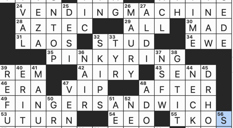 Rex Parker Does The NYT Crossword Puzzle Norse God Of War THU 4 10 25 Hundredths Of A Swedish Krona Diminutive Diminutively Titular Solver Of Many A Medical Mystery In