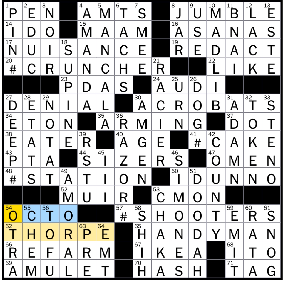 utter crossword clue