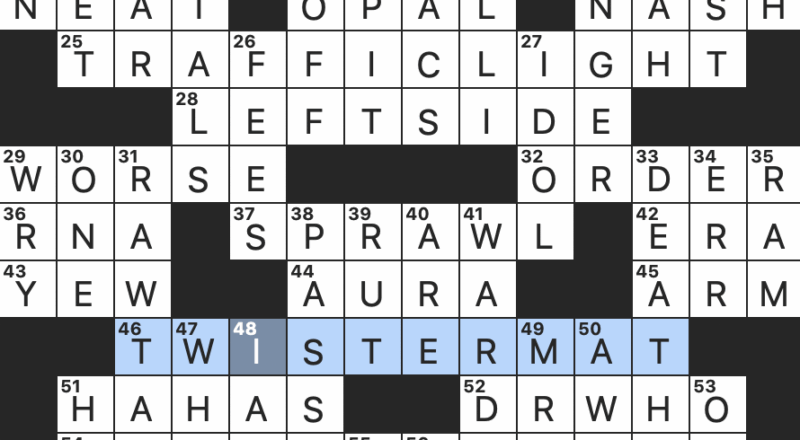 Rex Parker Does The NYT Crossword Puzzle TV s Grey And House For Short WED 11 23 22 TV Series With A Time Lord Informally Test Taken In A Tube In Brief