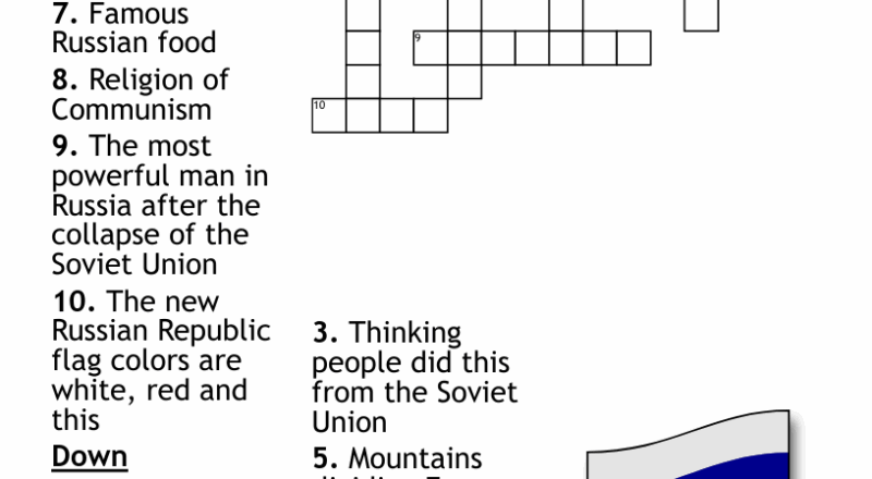 Russia Crossword WordMint