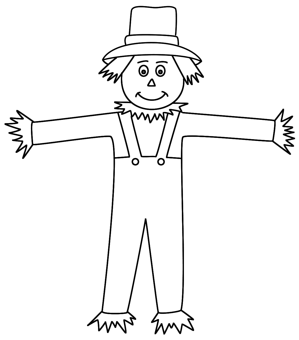 free printable scarecrow template
