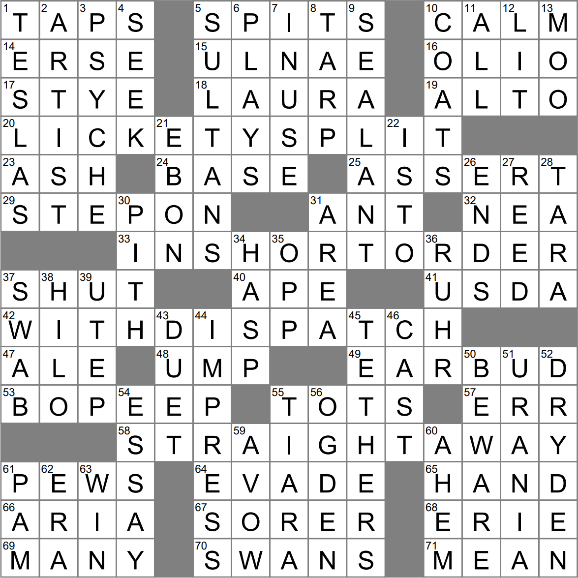 Slim necked Swimmers Crossword Clue Archives LAXCrossword