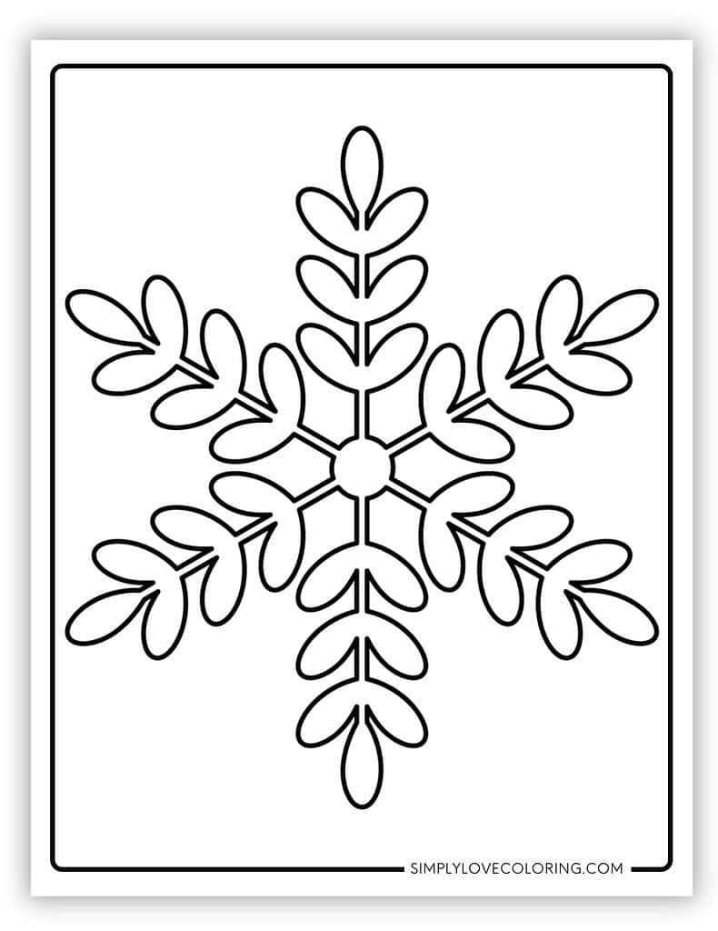 Snowflake Templates Free PDF Printables Simply Love Coloring Snowflake Templates Free PDF Printables Simply Love Coloring