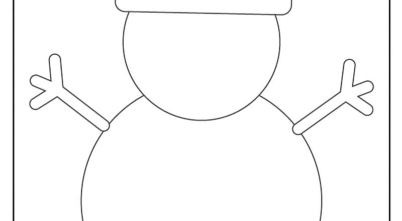 Snowman Template For Kids Crafts Kids Activities Blog