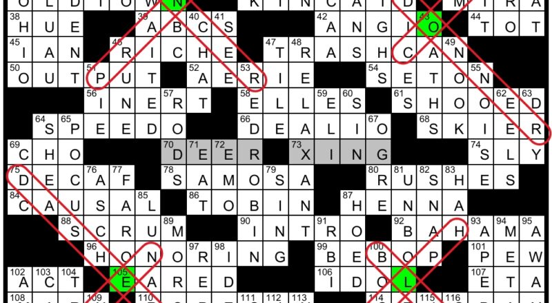 Solution To Evan Birnholz s Dec 22 Crossword Sign Of The Times The Washington Post