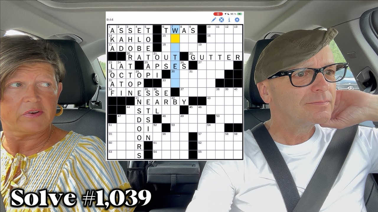 Solving Blind Stuck In Traffic Let s Solve Juneteenth s NYT Crossword By Hannah Slovut Einertson YouTube