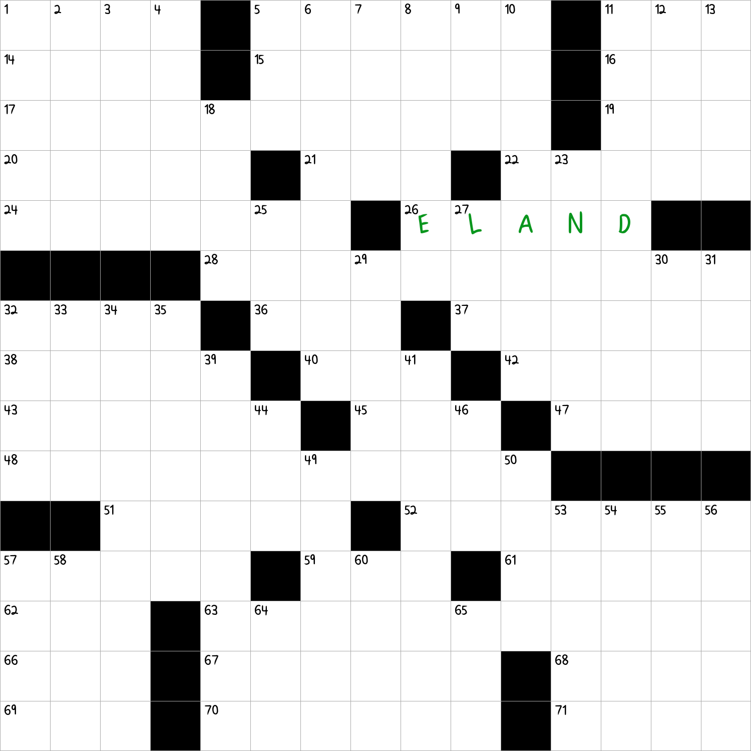 antelope crossword clue