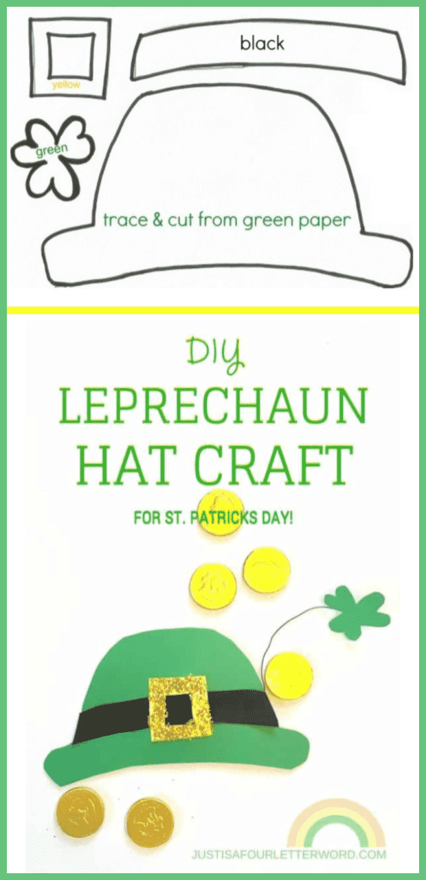 St Patrick s Day Crafts For Kids FREE Printable Leprechaun Hat Pattern St Patrick s Day Crafts For Kids FREE Printable Leprechaun Hat Pattern