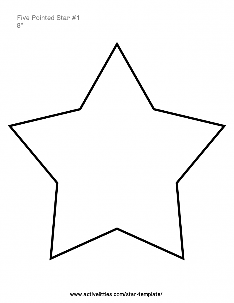 Star Template Active Littles