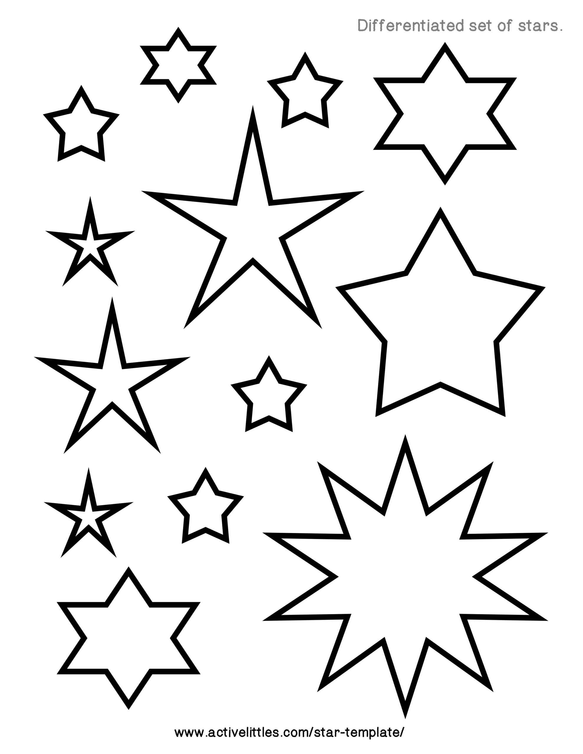 star template printable star template printable