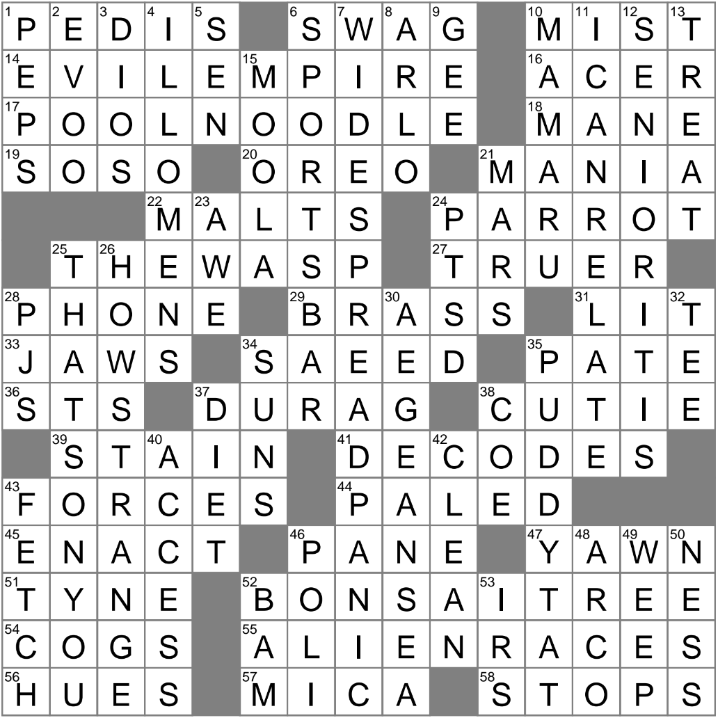 Stylish Confidence Crossword Clue Archives LAXCrossword Stylish Confidence Crossword Clue Archives LAXCrossword