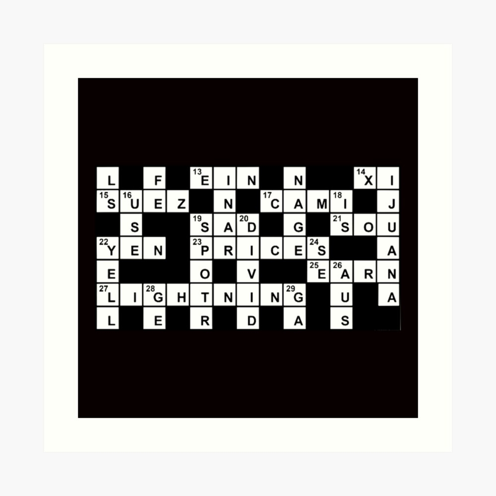 Success Crossword Clue Poster For Sale By Covid50 Redbubble