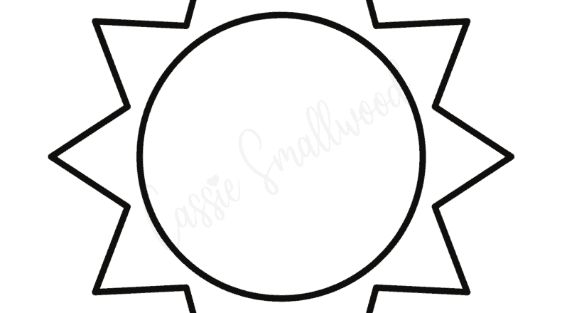 Sun Templates Lots Of Shapes And Sizes Cassie Smallwood