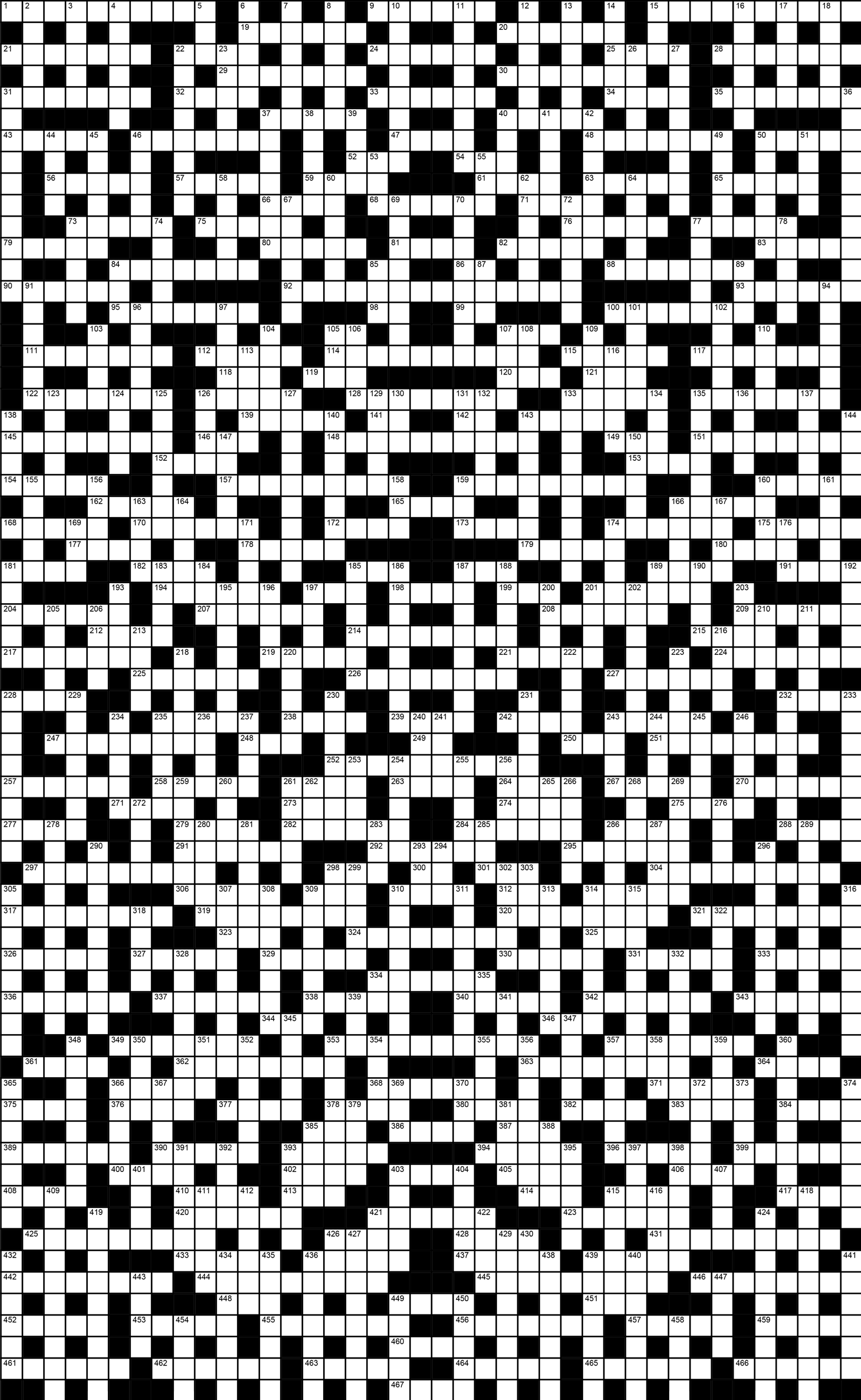 Super Colossus Crossword 40x65 Knight Features Content Worth Sharing