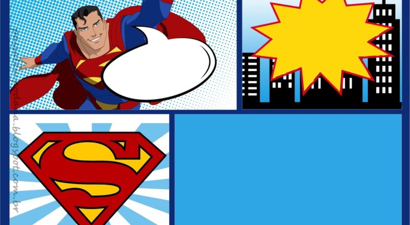Superman Comic Free Printable Kit Oh My Fiesta For Geeks