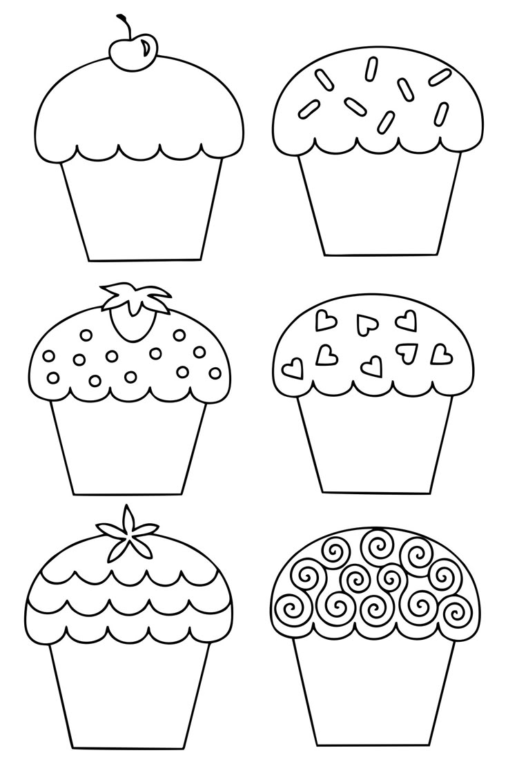 Template Cupcake 11 Free PDF Printables Printablee