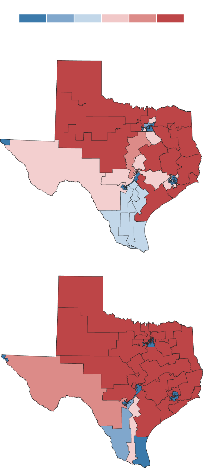 Texas Redistricting Map Makes House Districts Redder The New York Times