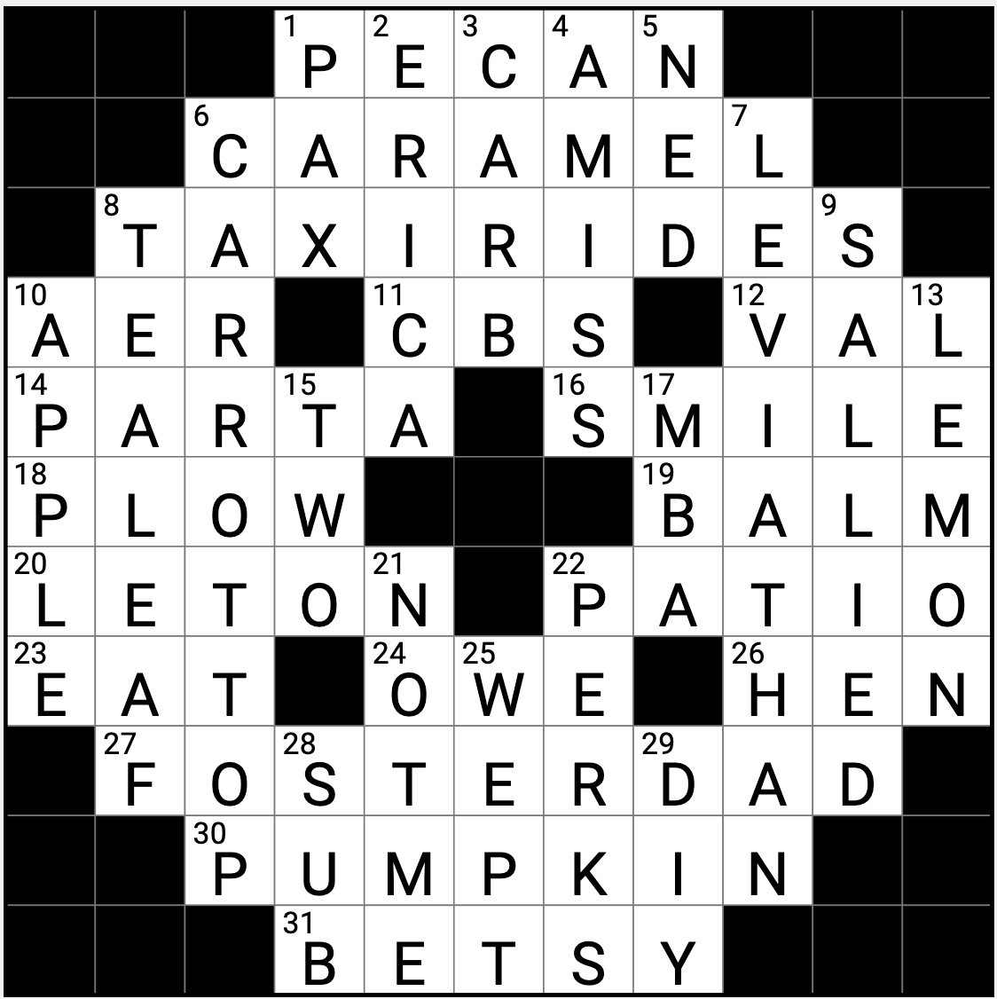 Thanksgiving Puzzle Answers 2023 The New York Times