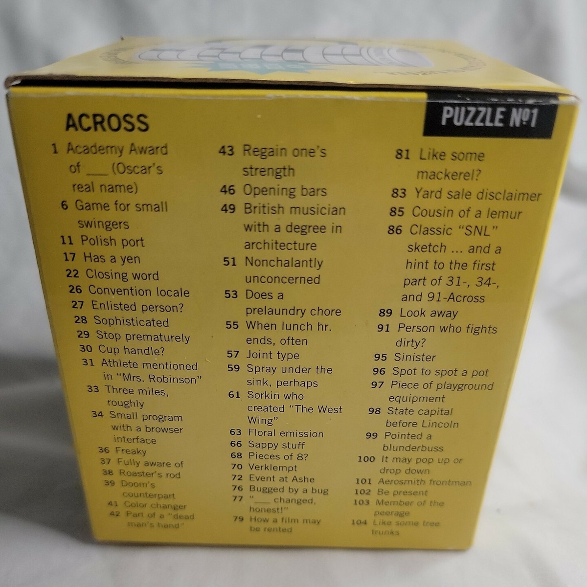 The Crossword Puzzle Mug New In Box Unemployed Philosophers Guild EBay