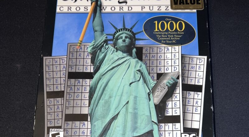 The New York Times Crossword Puzzles For CD ROM Windows 95 98 Vg Pc Big Box EBay
