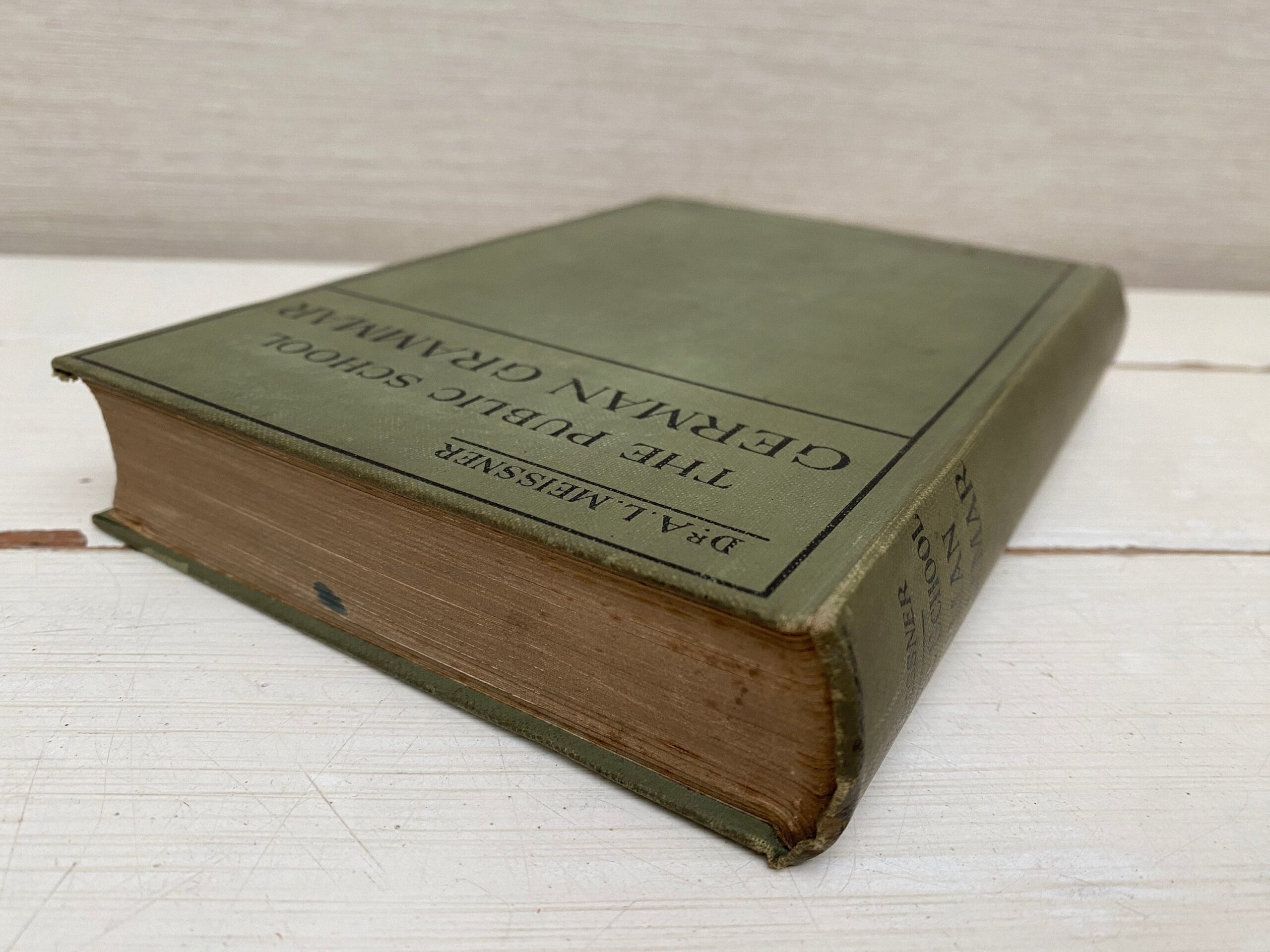 The Public School German Grammar By A L Meissner 1930 Hardback Book Etsy