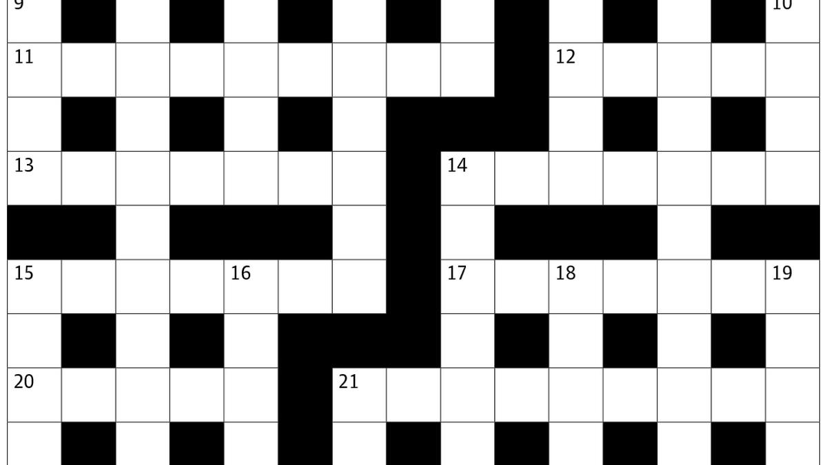 The Sunday Crossword No 3343 The Hindu