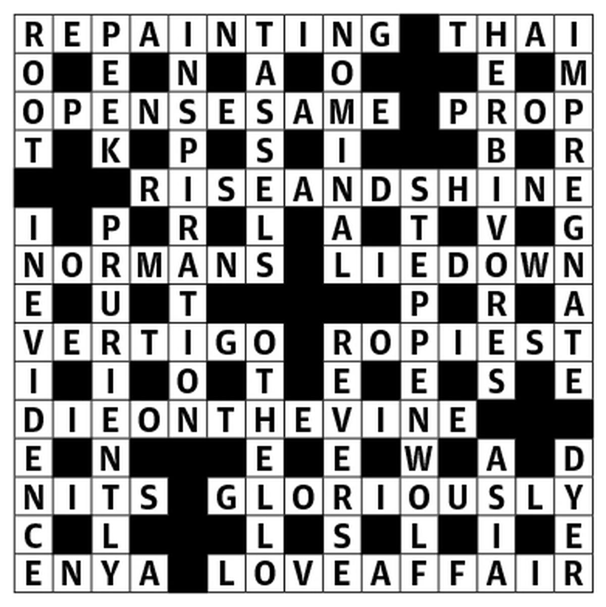 The Sunday Crossword No 3343 The Hindu