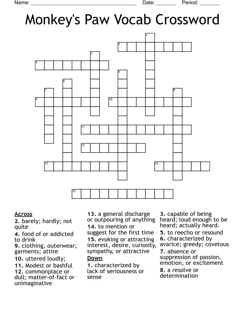 The Taming Of The Shrew Vocab 1 Crossword WordMint