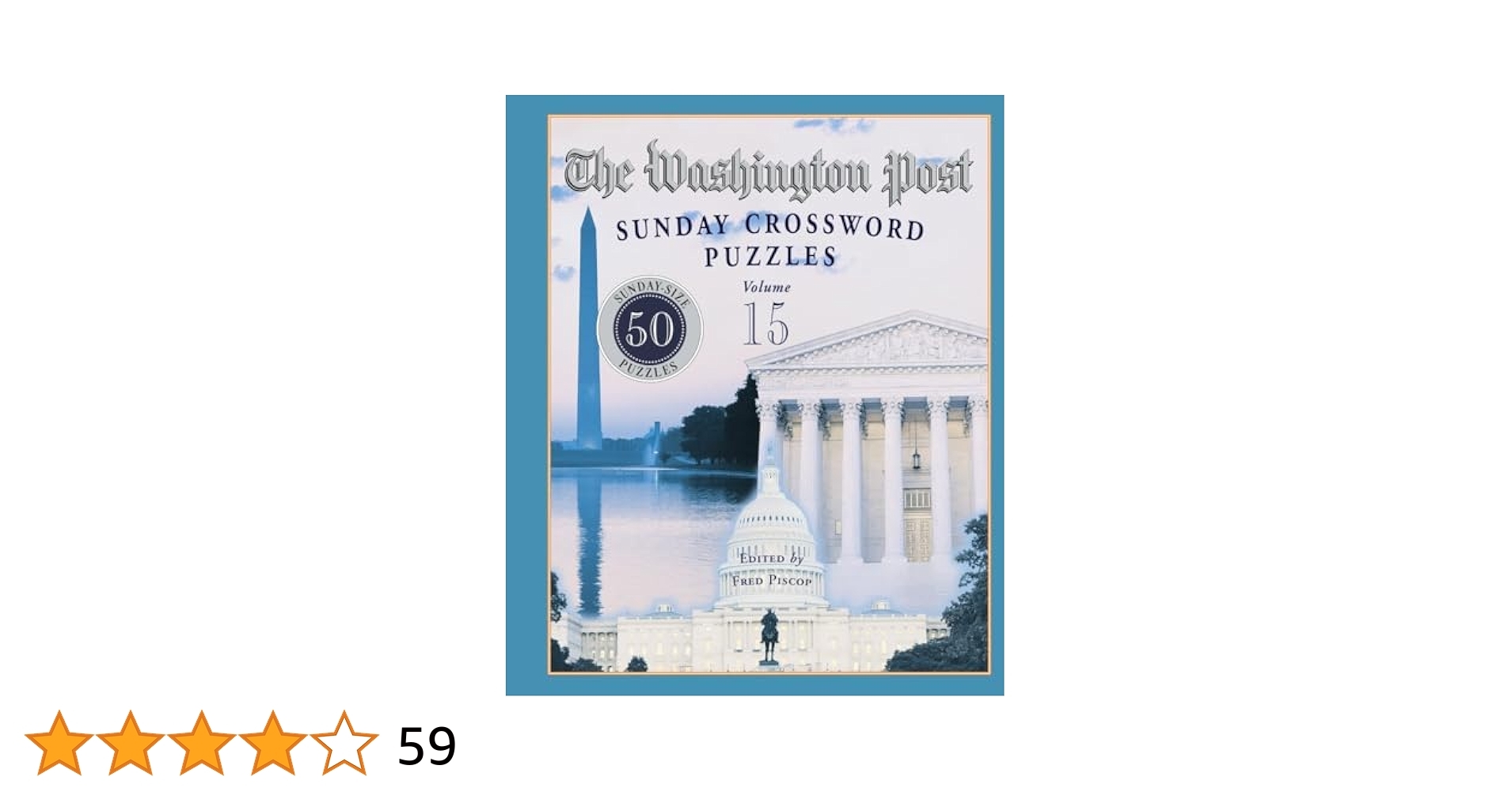 The Washington Post Sunday Crossword Puzzles Volume 15 Piscop Fred Amazon sg Books The Washington Post Sunday Crossword Puzzles Volume 15 Piscop Fred Amazon sg Books