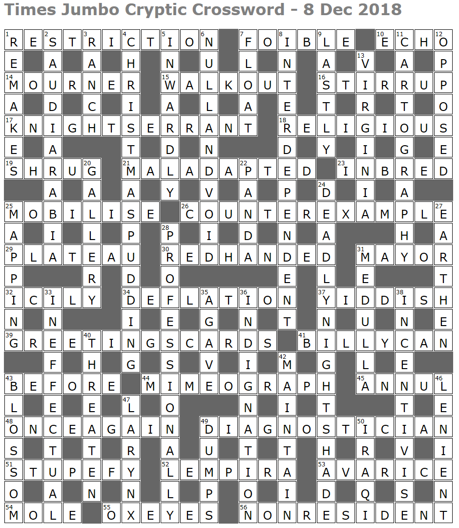 corpulent crossword clue