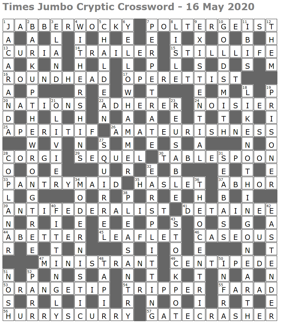 Times Jumbo Cryptic Crossword 1440 Lucian Poll s Web Ramblings Times Jumbo Cryptic Crossword 1440 Lucian Poll s Web Ramblings