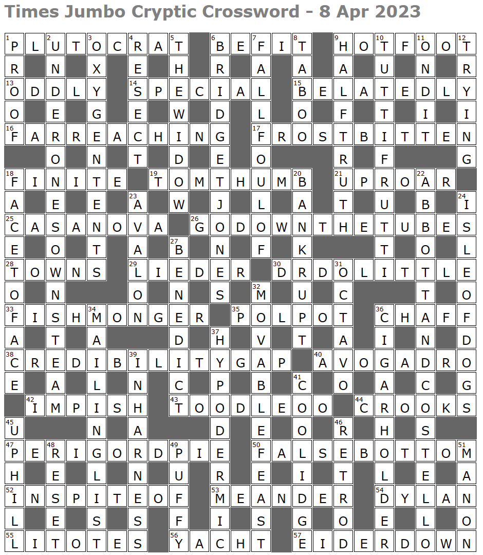 Times Jumbo Cryptic Crossword 1607 Lucian Poll s Web Ramblings