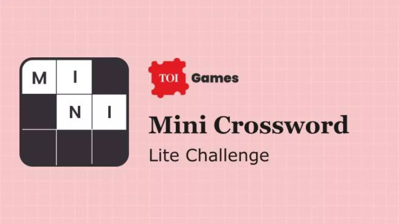 Today s TOI Mini Crossword Clues For 08 April 2025 The Times Of India
