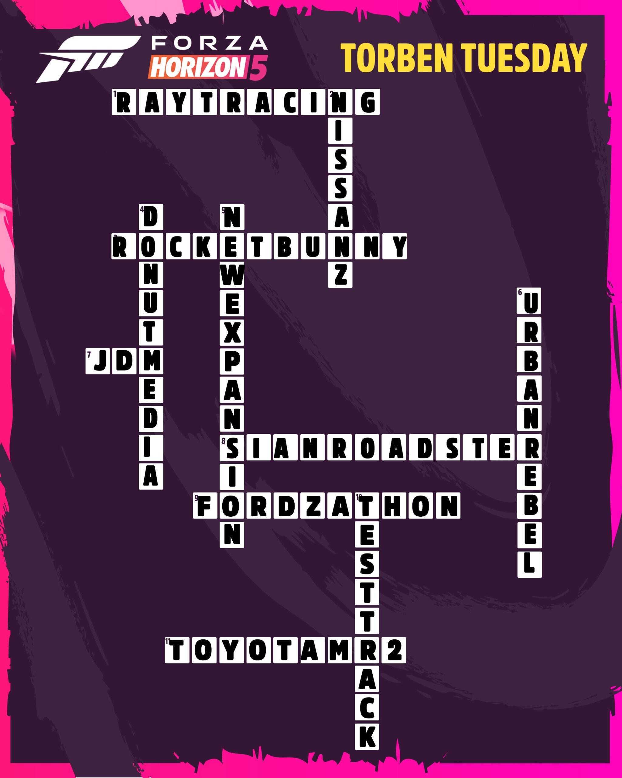 Torben Tuesday Crossword Puzzle Page 4 FH5 Discussion Official Forza Community Forums