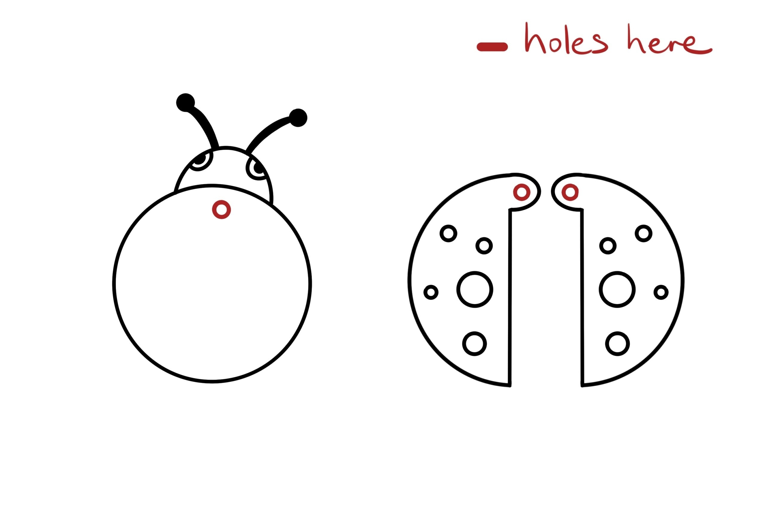 Tutorial Paper Ladybug Free Template Ioanna Ladopoulou Art Design