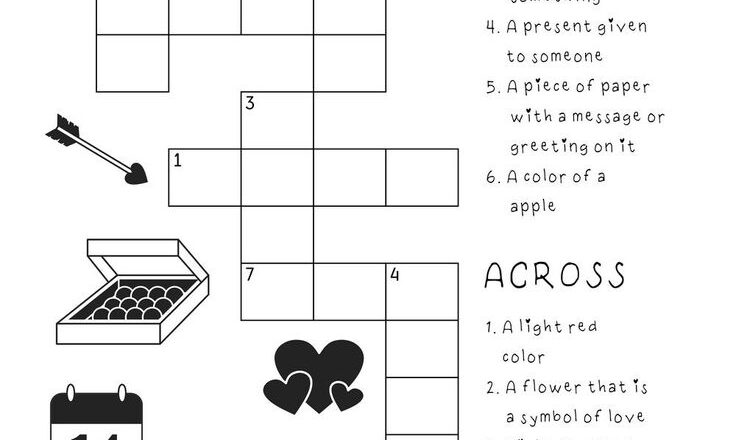 Valentine Crossword