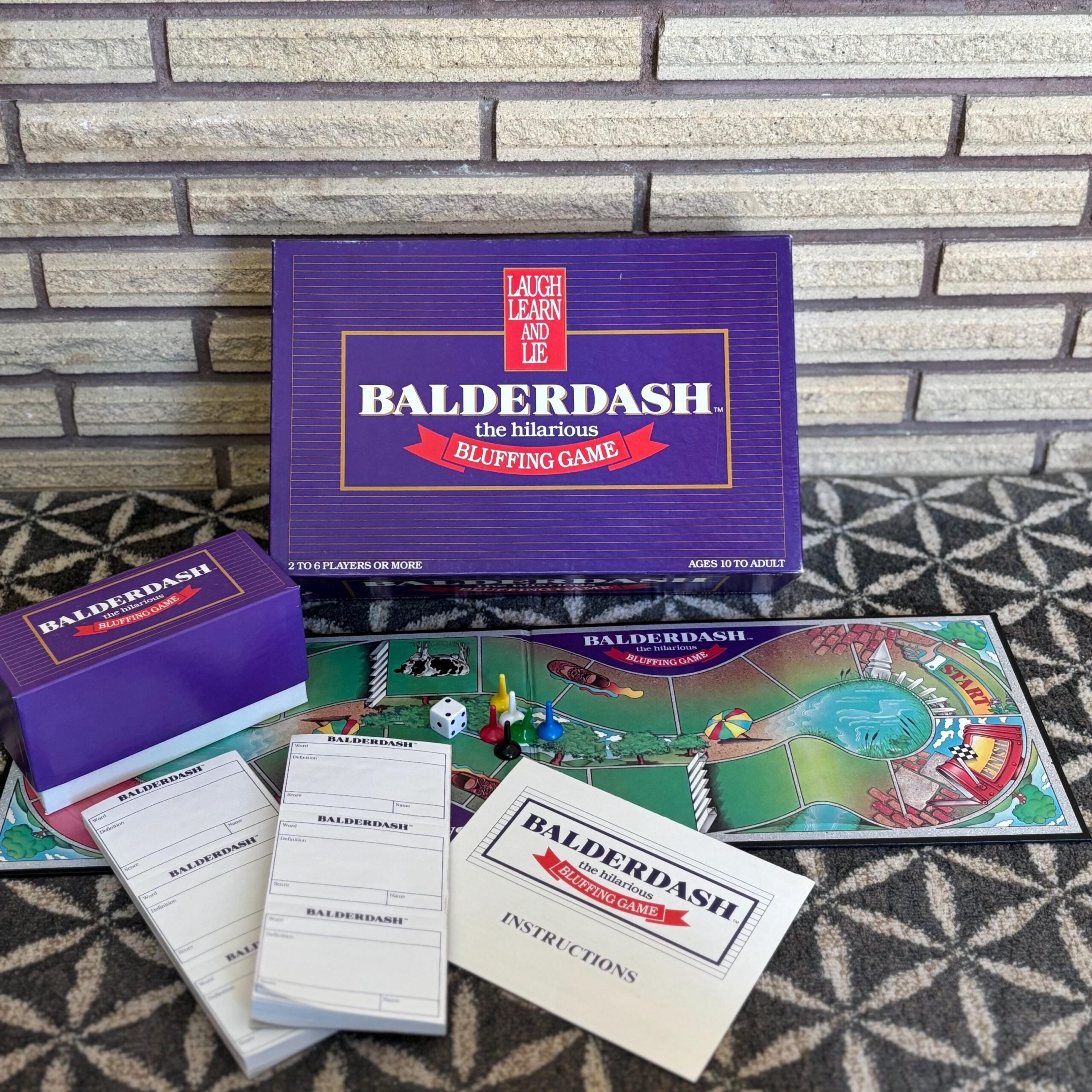 Vintage 80 s balderdash The Hilarious Bluffing Game Board Game 1984 Game Night Definitions 80 s Word Game 80 s Boardgame Etsy