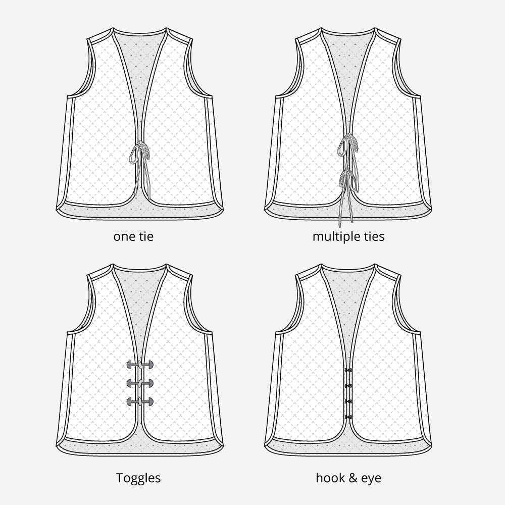 Wildwood Tie Front Vest Tutorial Helen s Closet Patterns