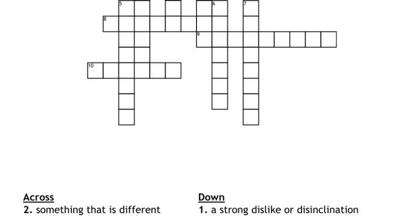 Wonder Vocab Week 1 Crossword WordMint