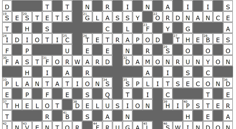 Wooden Shoe Crossword Clue 5 Letters