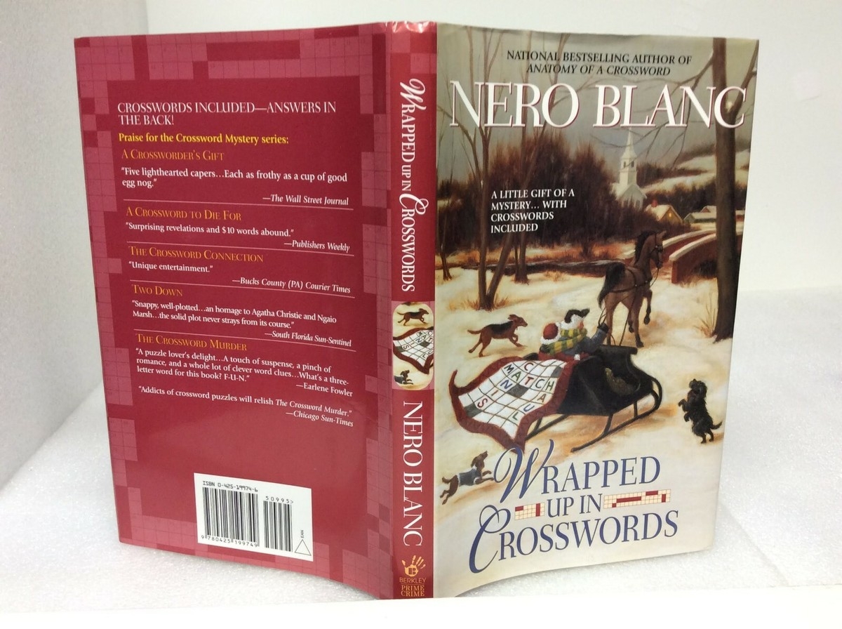 Wrapped Up In Crosswords By Nero Blanc 2004 Hardcover VG 9780425199749 EBay
